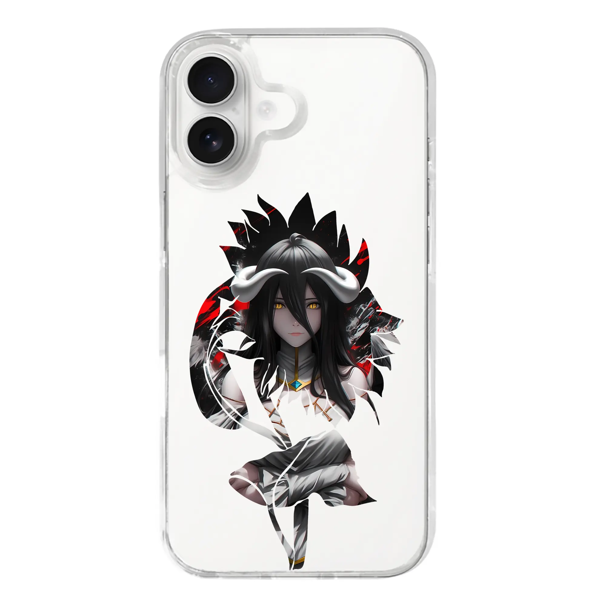 オーバーロード グッズ アルベド - iPhone 17シリーズ 透明スマホケース – 薄型・耐衝撃・精密フィット保護カバー